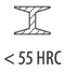 <55 HRC